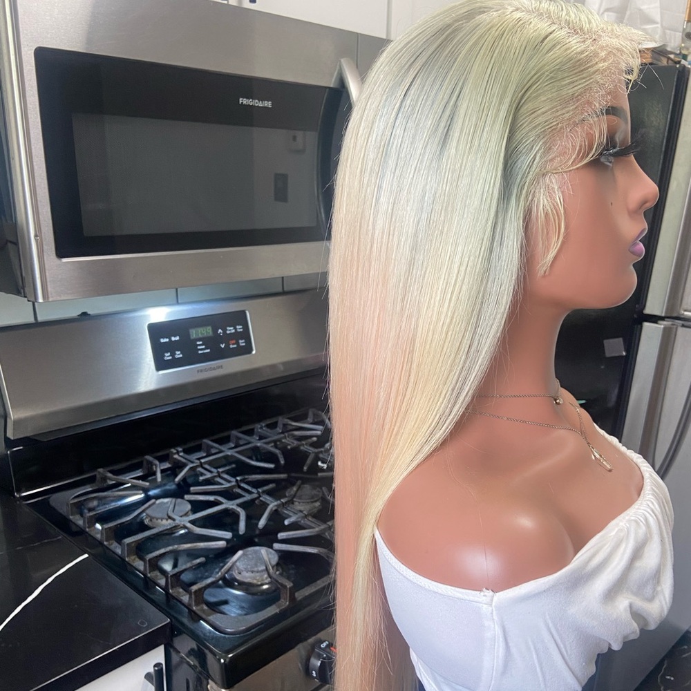 Human Hair Lace Front Wig - 26” in length: Russian hair